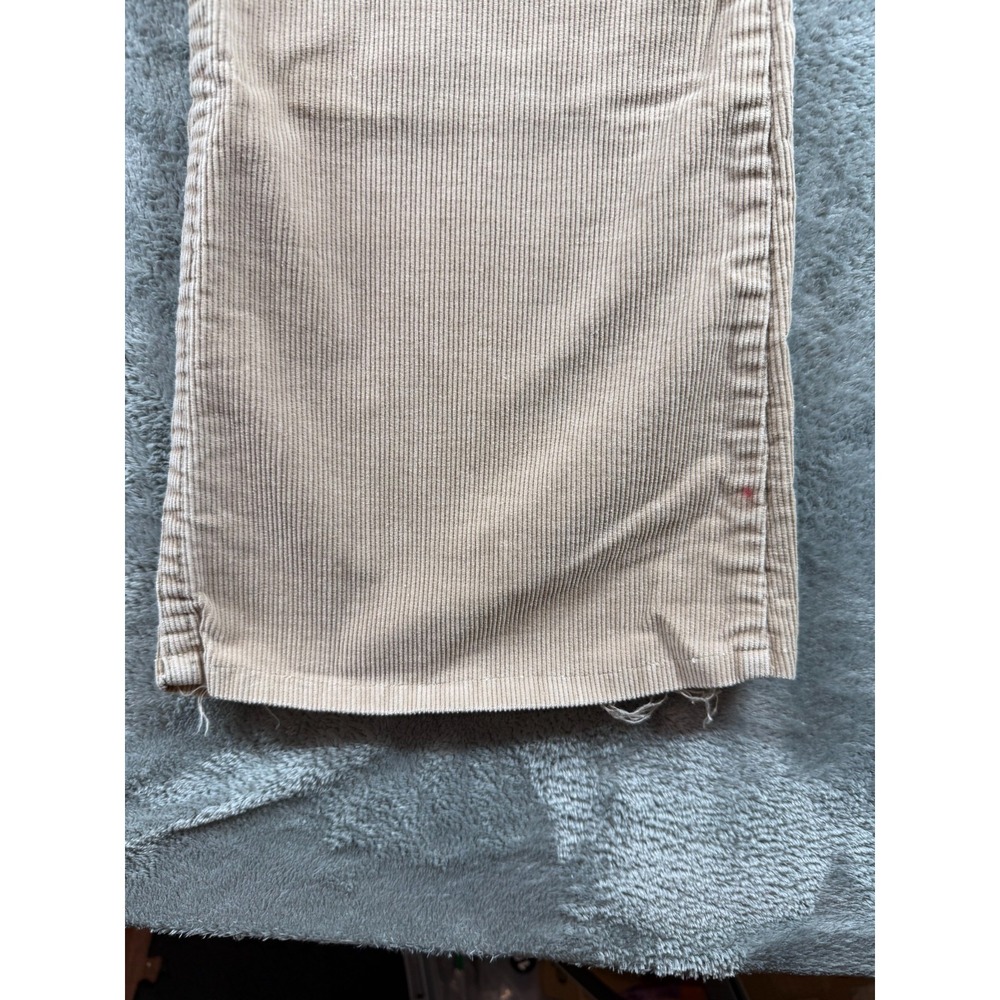 Levi's White Tab Corduroy Flare Pants Womens Tan Low Rise Y2K - Picture 2 of 11